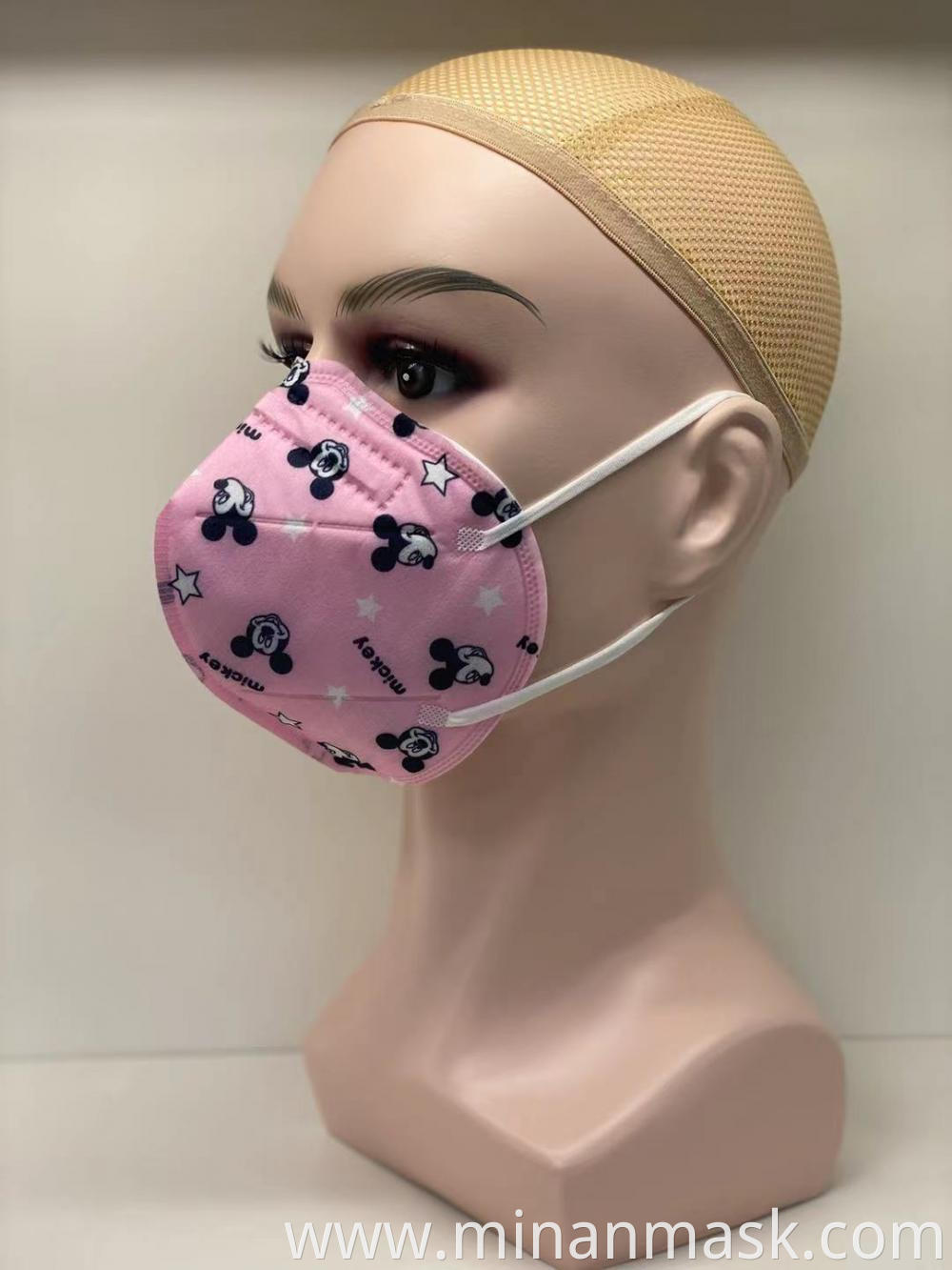 Kn95 Folded Filtering Half Mask Ce Approved